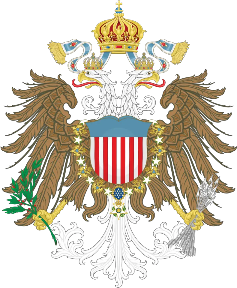  Fileamerican Dynasty Flagpng Wikimedia Commons Double Headed Eagle Coat Of Arms America Flag Png