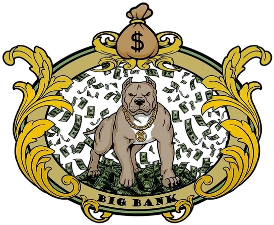  Big Bank Kennels Guard Dog Png American Bully Logo