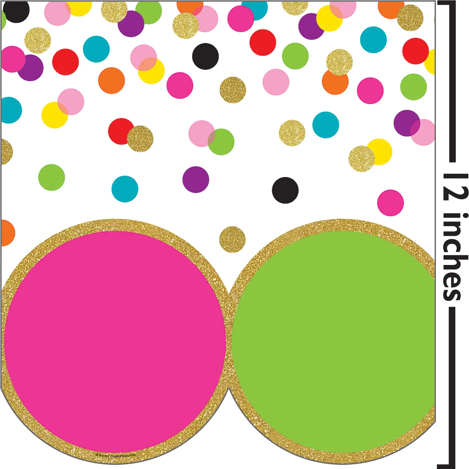  Confetti Big Border Confetti Teacher Created Resources Png Confetti Border Png