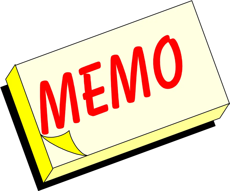  Weekly Memo Cliparts Png Images Memo Clipart Memo Icon