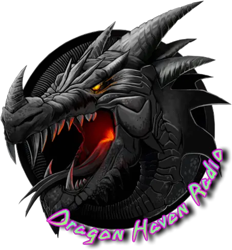  Dragon Haven Radio Free Internet Tunein Black Dragon Logo Png Dragon Logos