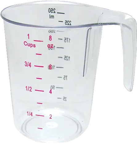  Cup Clear Dry Measuring Measuring Cup Png Measuring Cup Png