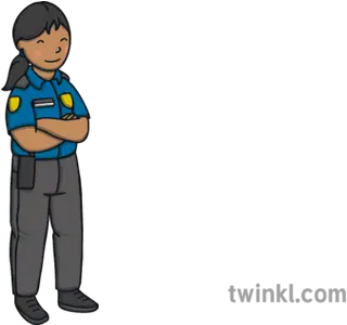  Security Guard Illustration Standing Around Png Security Guard Png