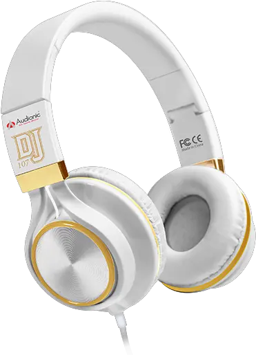  White Dj Headphones Audionic Headphone White Png Dj Headphones Png