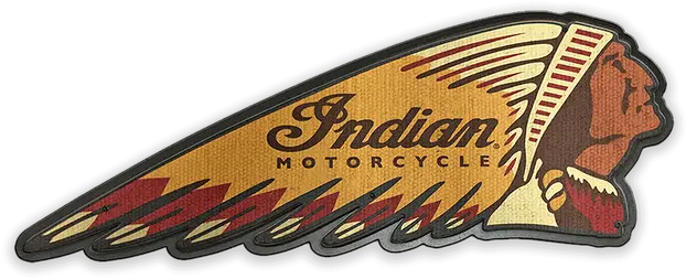  Indian Motorcycle Headdress Patch Sign Indian Motorcycle Png Indian Headdress Png