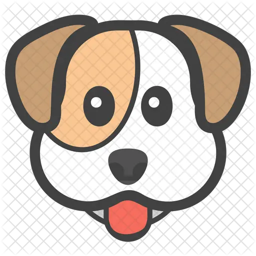  Dog Emoji Icon Of Flat Style 1 Link Png Dog Emoji Png