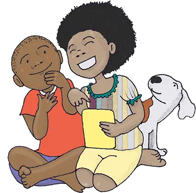  Home Child Black Reading Png Library Png