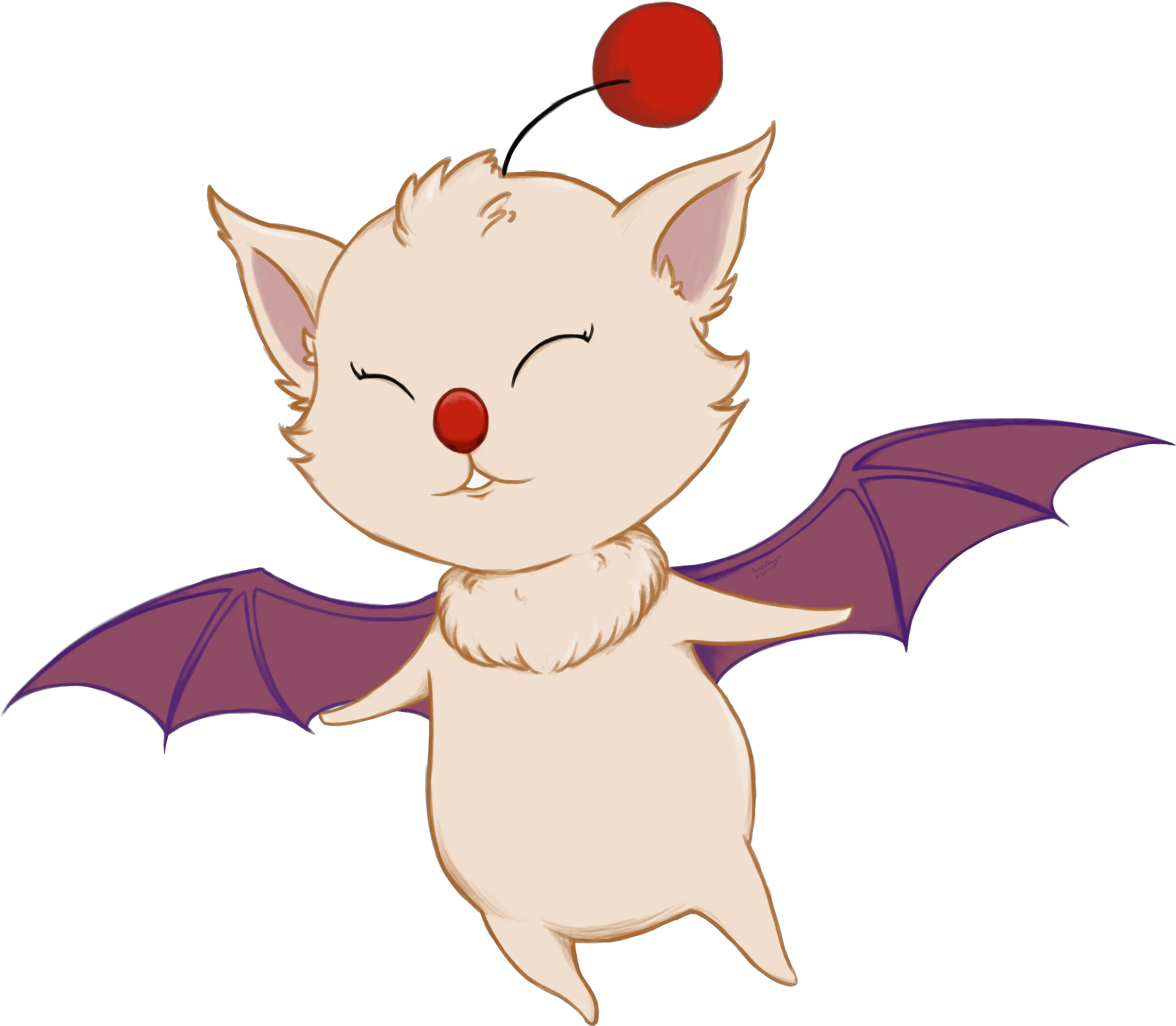  Finalfantasy Cartoon Png Moogle Png