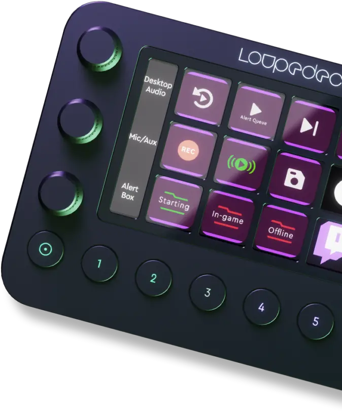  Loupedeck Live Loupedeck Loupedeck Live Png Stream Deck Icon Size