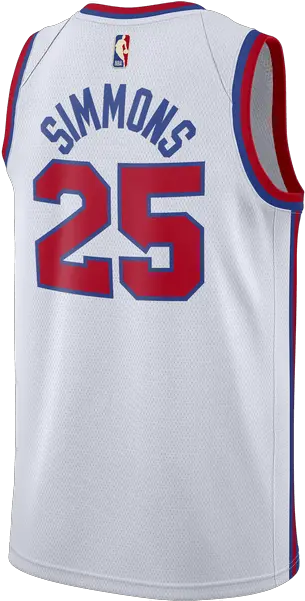  Nike Nba Philadelphia 76ers Ben Simmons Sports Jersey Png Ben Simmons Png