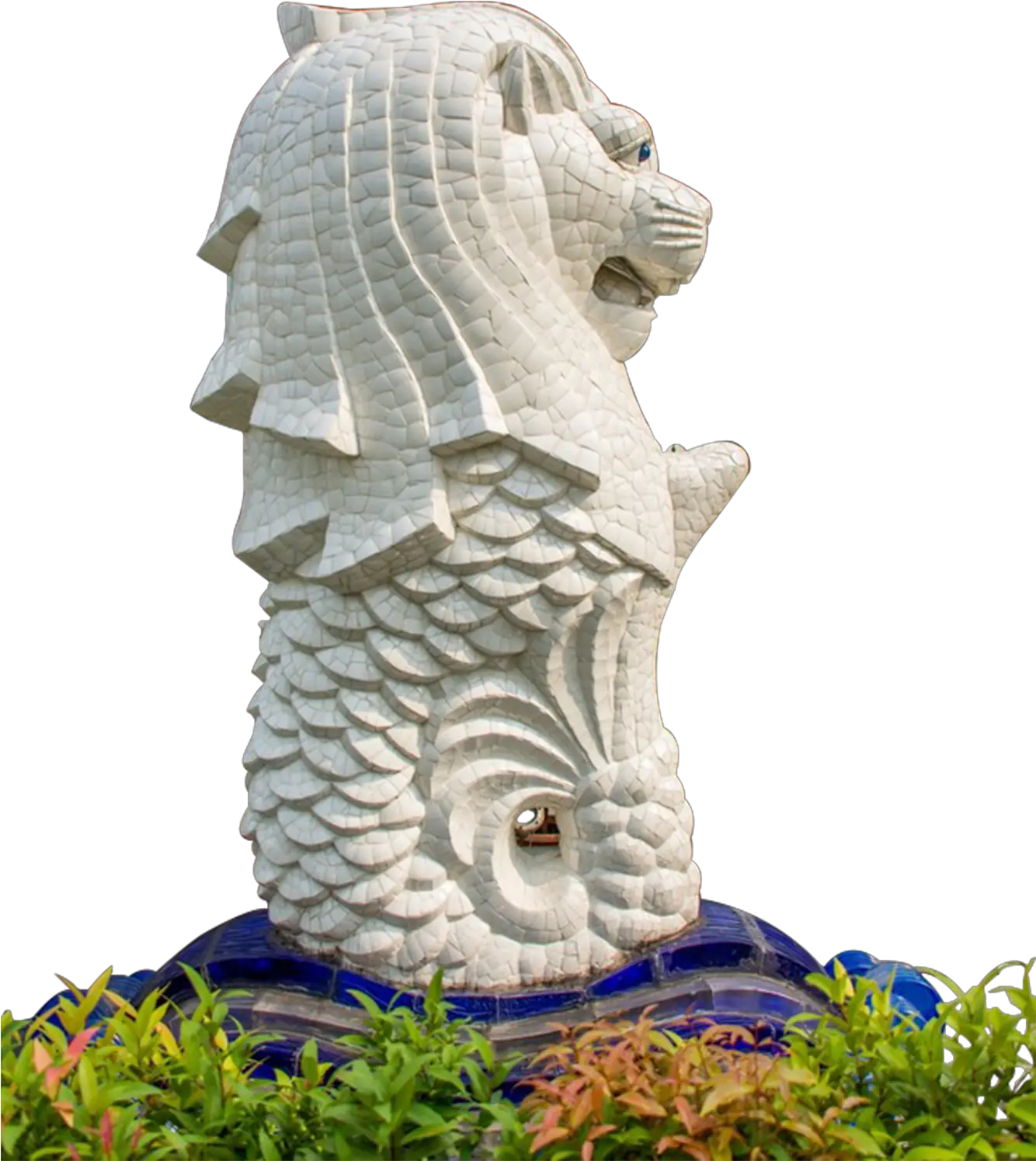  Download Stone Merlion Statue Material Park Changchun Merlion Park Png Sculpture Png