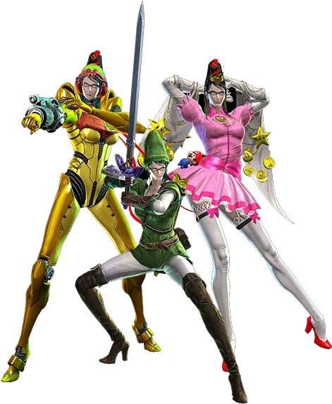  Platinum Discusses The Nintendo Costumes In Bayonetta 1 Bayonetta Nintendo Costumes Png Bayonetta Png