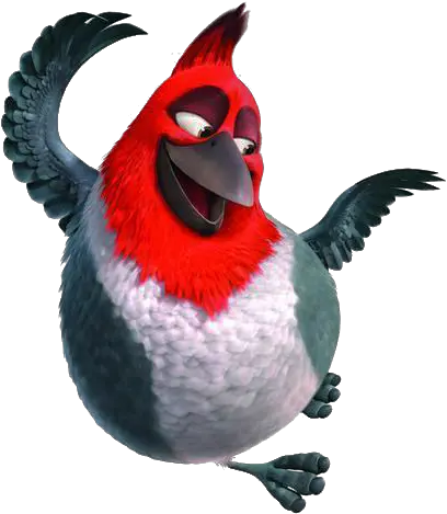  Rio Movie Red Bird Singing Clipart 2 Full In Png