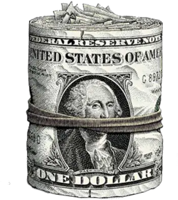  Download Hd Money Roll Drawing Dollar Bill Png Money Roll Png