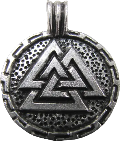  Download Hd Round Valknut Symbol Of Odin Necklace Isle Of Locket Png Odin Png