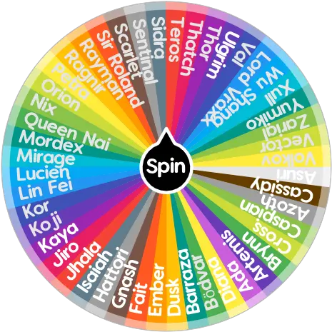  Brawlhalla Character Wheel Spin The App Circle Png Brawlhalla Png