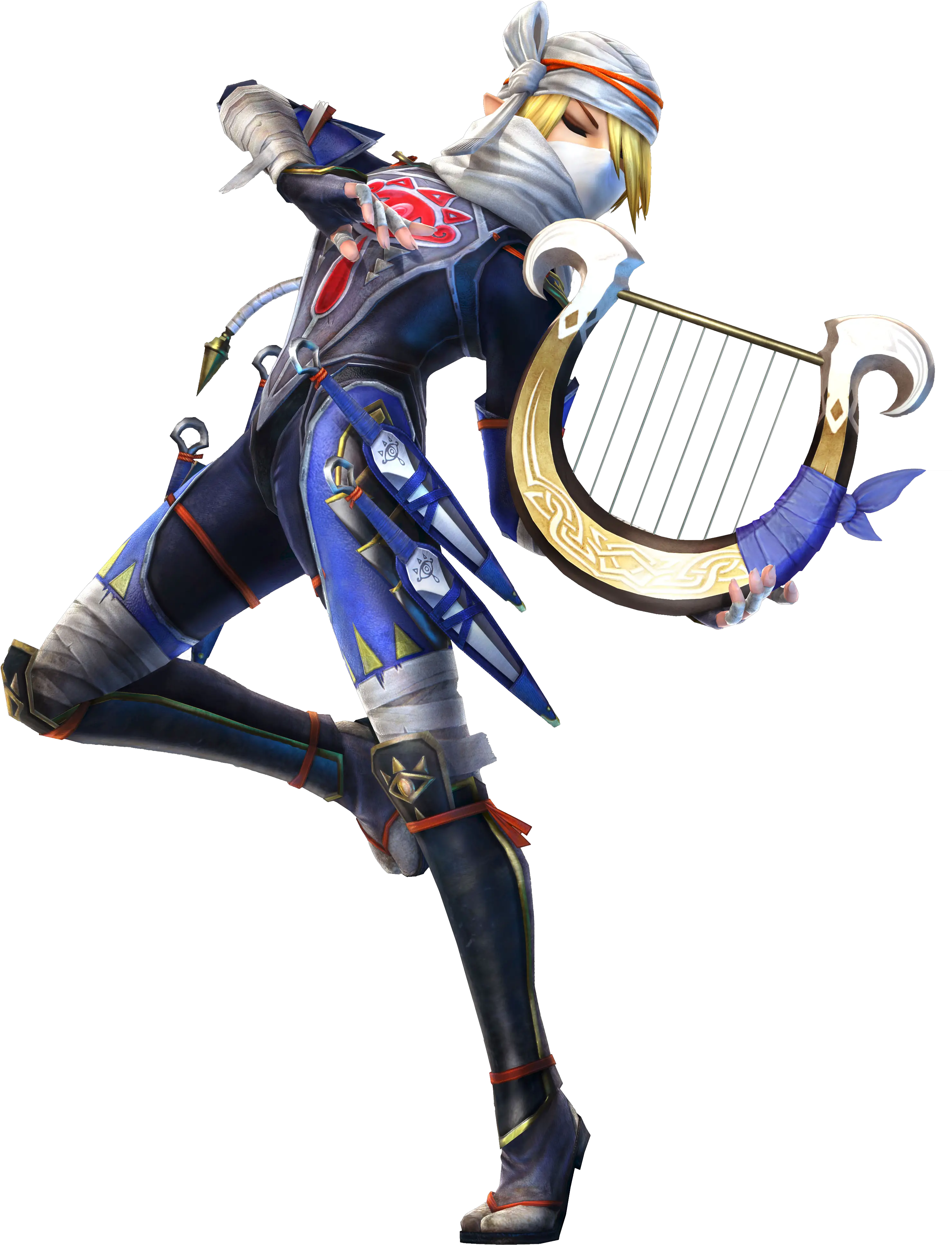  Harp Zelda Dungeon Wiki Sheik Hyrule Warriors Png Harp Png