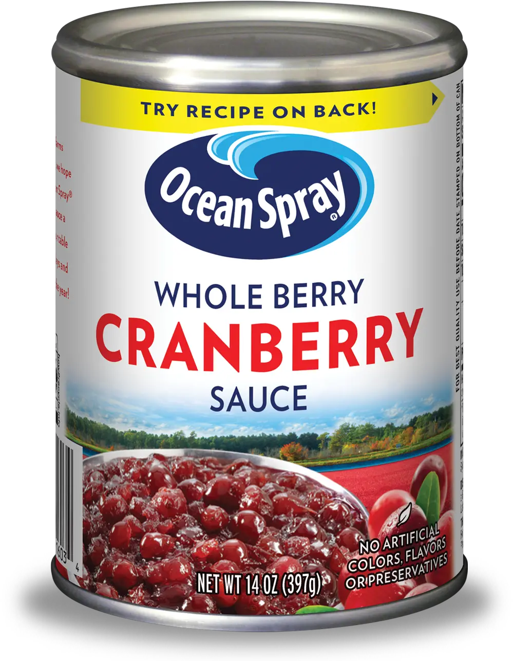  Whole Berry Cranberry Sauce Recipe Ocean Spray Whole Cranberry Sauce Png Cranberry Png