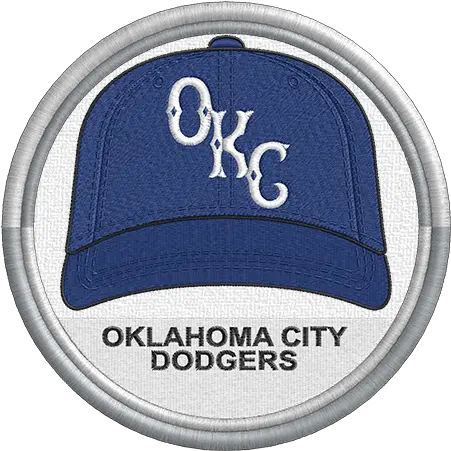  Oklahoma City Dodgers Cap Hat Logo Pacific Coast League Png Dodgers Png