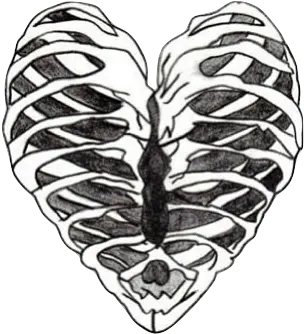  Ñlkjhgf Via Tumblr Image 987450 On Favimcom Skeleton Heart Png Tumblr Overlays Png