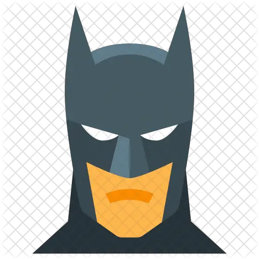  Batman Icon Of Flat Style Superman Face Png Batman Face Png