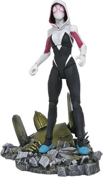  Marvel Diamond Select Toys Marvel Figures Png Spider Gwen Png