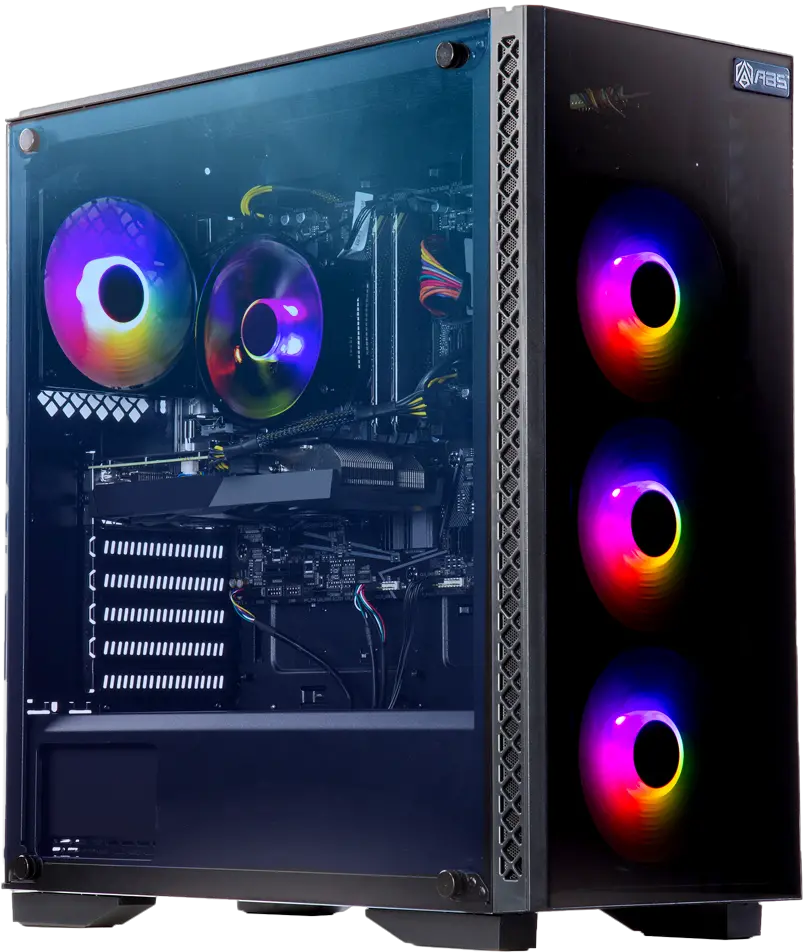  Master 100fps Custom Computers Abs Gaming Pcs I5 3060 Geforce Rtx Png Fan Icon On Computer Case