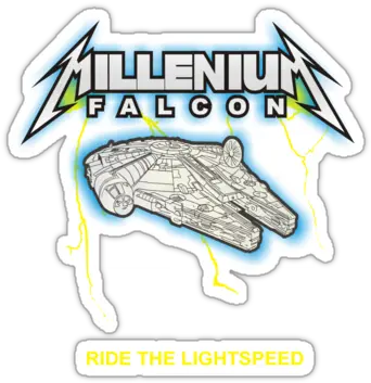  Millennium Falcon Metallica By Obey Zombie Mffanroddersu0027s Blog Graphics Png Metallica Logo Transparent