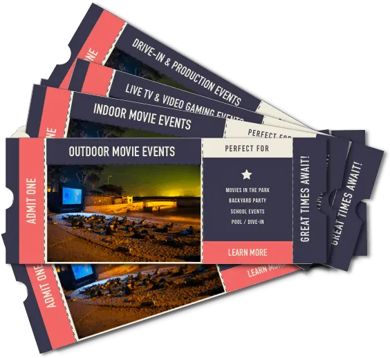  Outdoor Movieticket U2013 Seemedia Flyer Png Movie Ticket Png