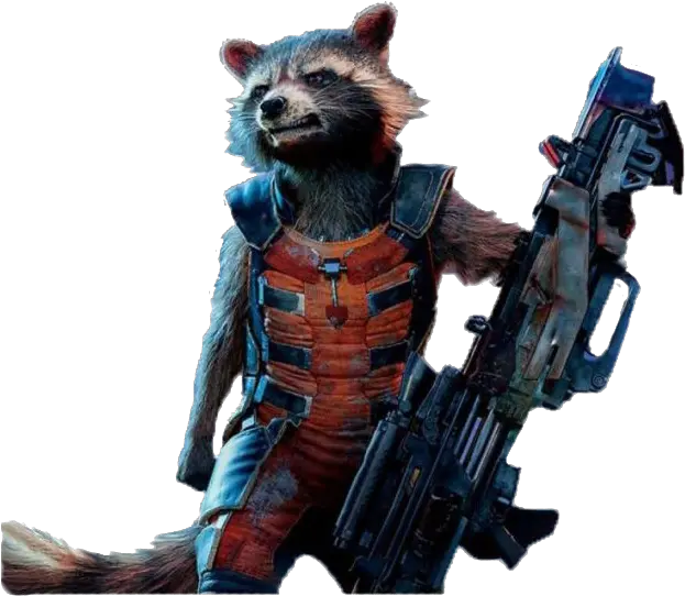  Rocket Raccoon Png Hd Image Guardians Of The Galaxy Gun Raccoon Png