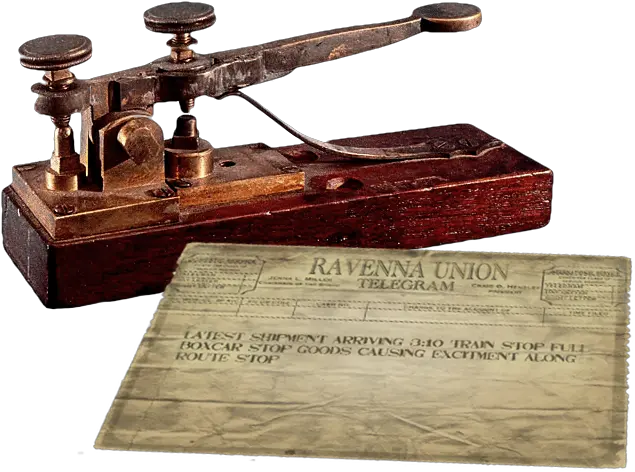  Png Free Old Telegram Samuel Morse Telegraph Telegram Png