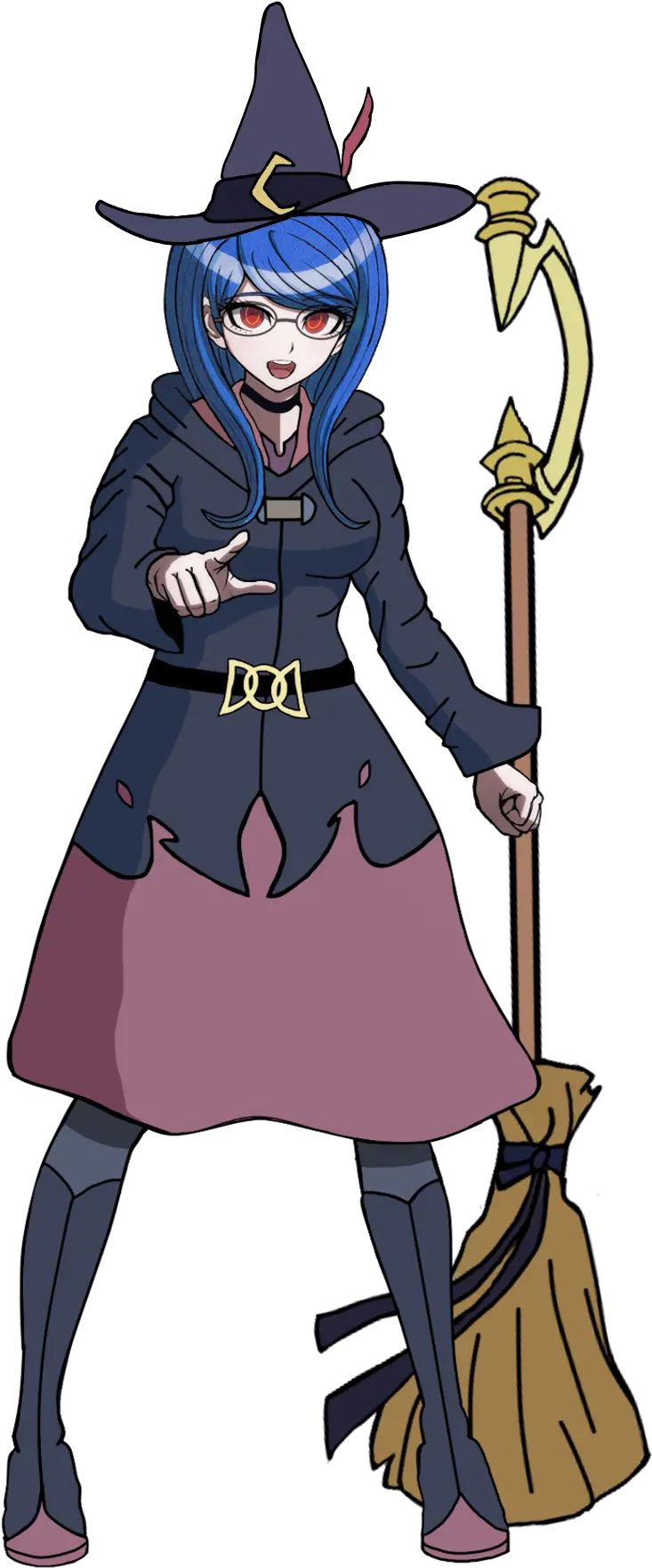  Kaede As Ursula From My Little Witch Academia Danganronpa Little Witch Academia Ursula Png Ursula Png