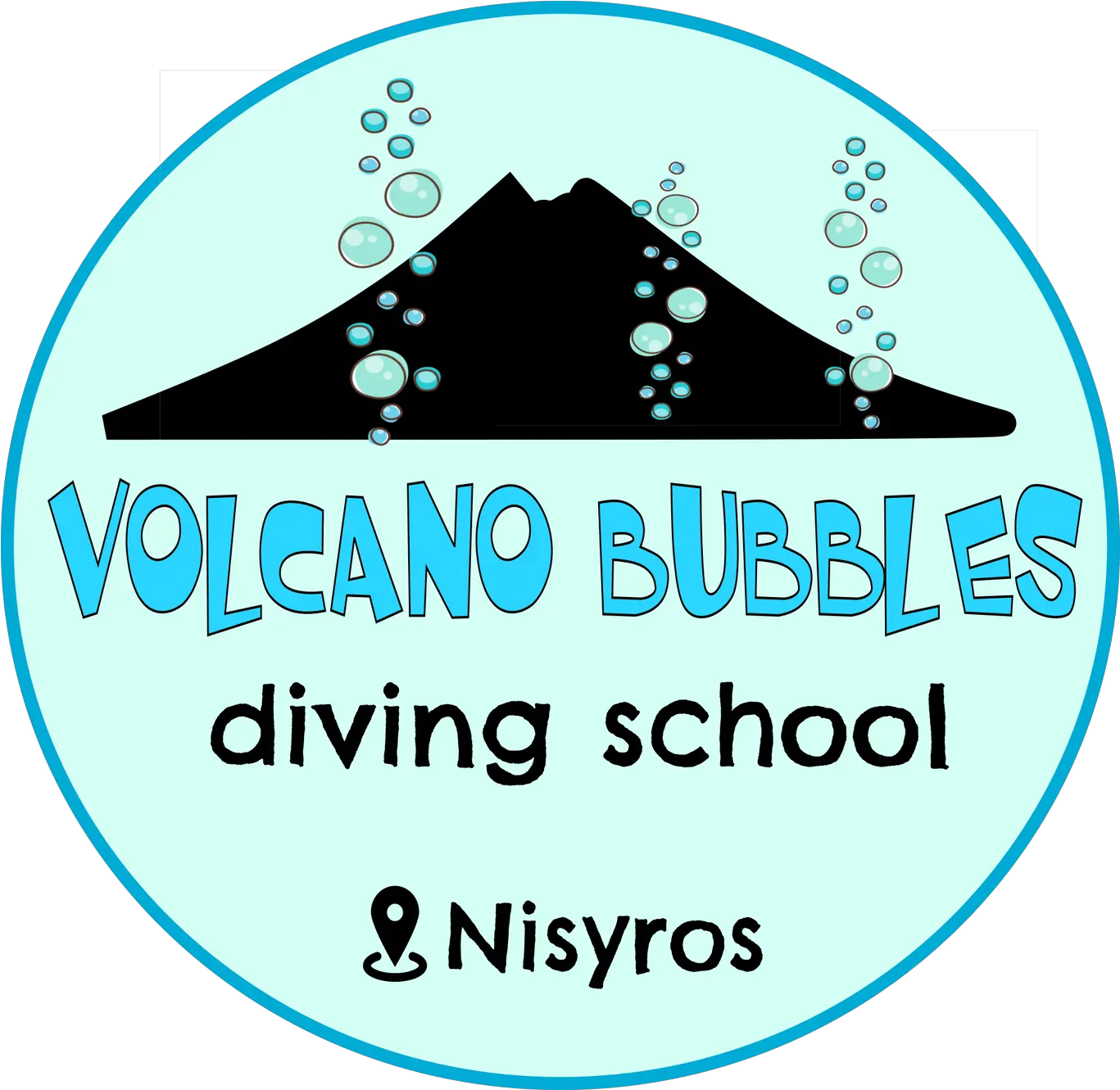  Nisyros Volcano Bubbles Diving School Greece Circle Png Volcano Png