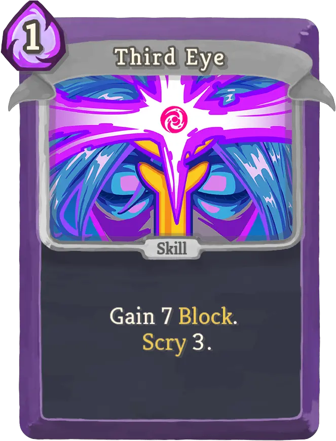  Third Eye Slay The Spire Cards Png Third Eye Png