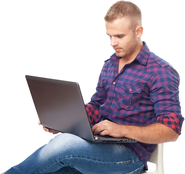  Download Sitting Man Png Laptop Women Laptop Png Sitting Man Png