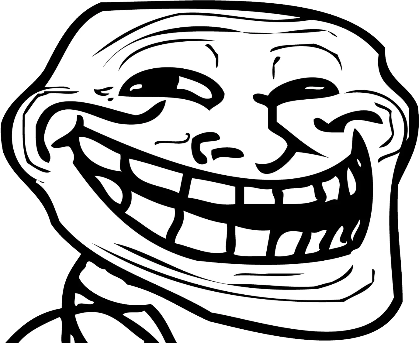  Jeff The Killer Troll Face Png Image Trollface