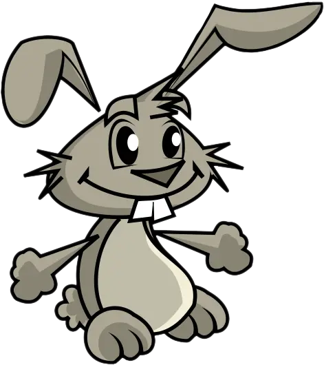  Bunny Black And White Rabbit Clipart Clipartix 3 Rabbit Free Clip Art Png White Bunny Png