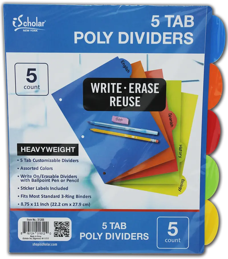  Dividers Poly 5 Tab The Rocker Shop Somerset House Png Dividers Png