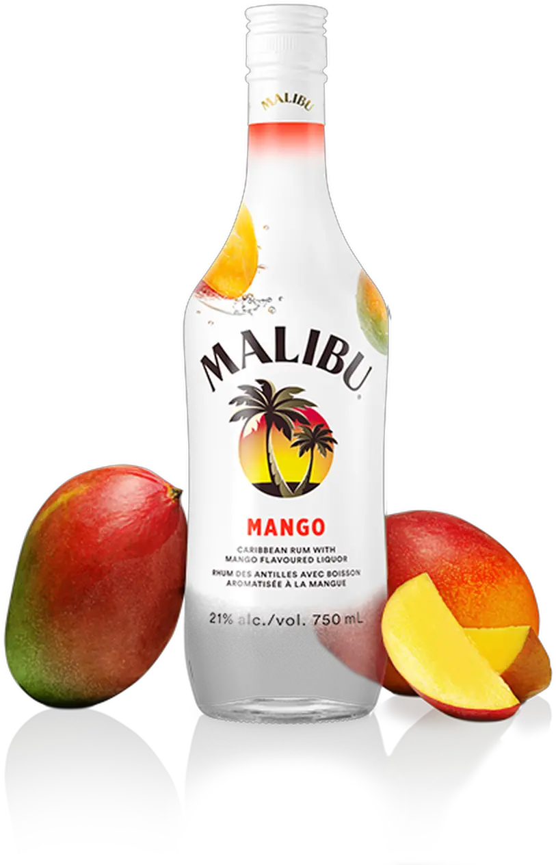  Malibu Rum Mango 1l Malibu Mango Png Malibu Rum Logo