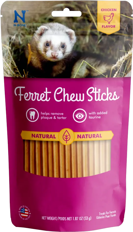  N Bone Ferret Chew Treats In Chicken Npicpet Ferret Treats Chew Sticks Png Ferret Png