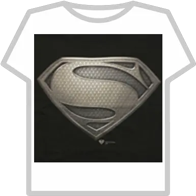  Superman Manofsteellogoblacktshirt7 Roblox Roblox T Shirt Hack Png Man Of Steel Logo Png