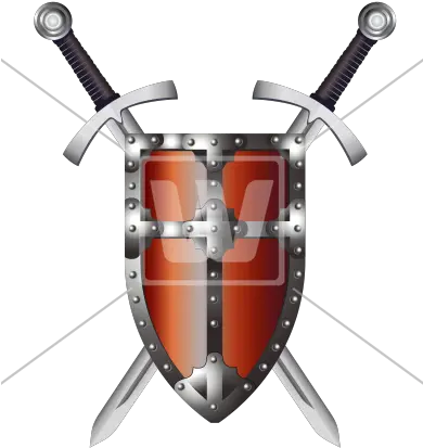  Download Hd Cross Swords And Shield Png Sword Shield Png Sword Transparent Background