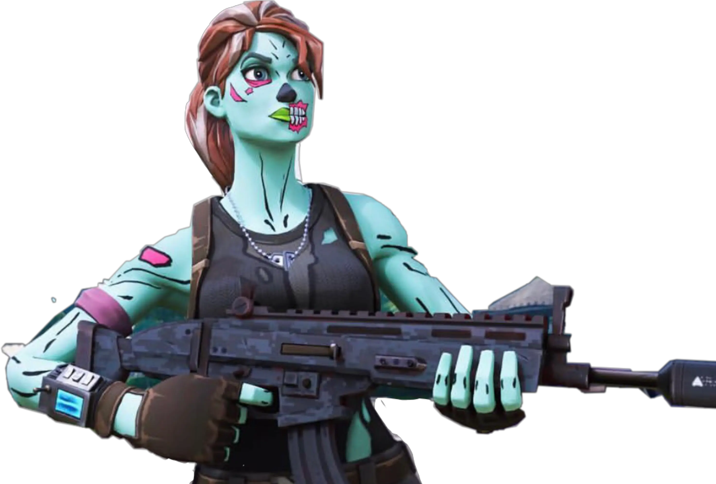  Fortnite Ghoultrooper Fortnite Ghoul Trooper Png Holding Gun Png