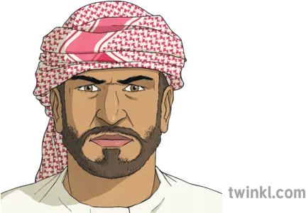  Cross Or Sad Emirati Man Illustration Emirati Man Png Sad Man Png