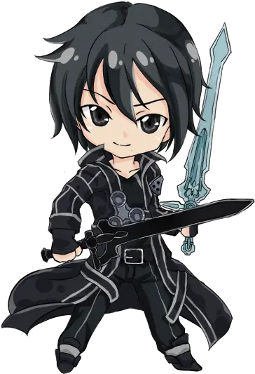  Sword Art Online Image And Information Chibikirito Aottg Kirito Png Anime Chibi Png