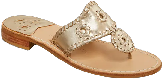  Jacks Flat Sandal Jack Rogers Platinum Sandal Png Jack In The Box Icon