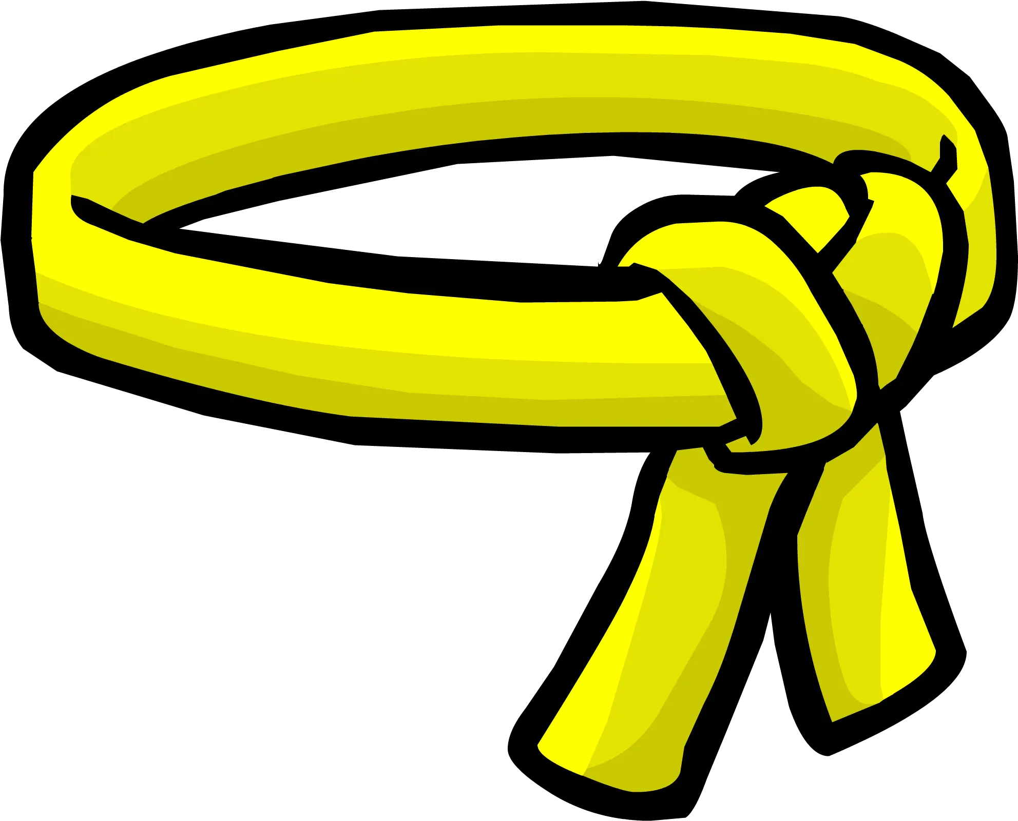  Ninja Clipart Belt Club Penguin Yellow Belt Png Download Yellow Belt Belt Png