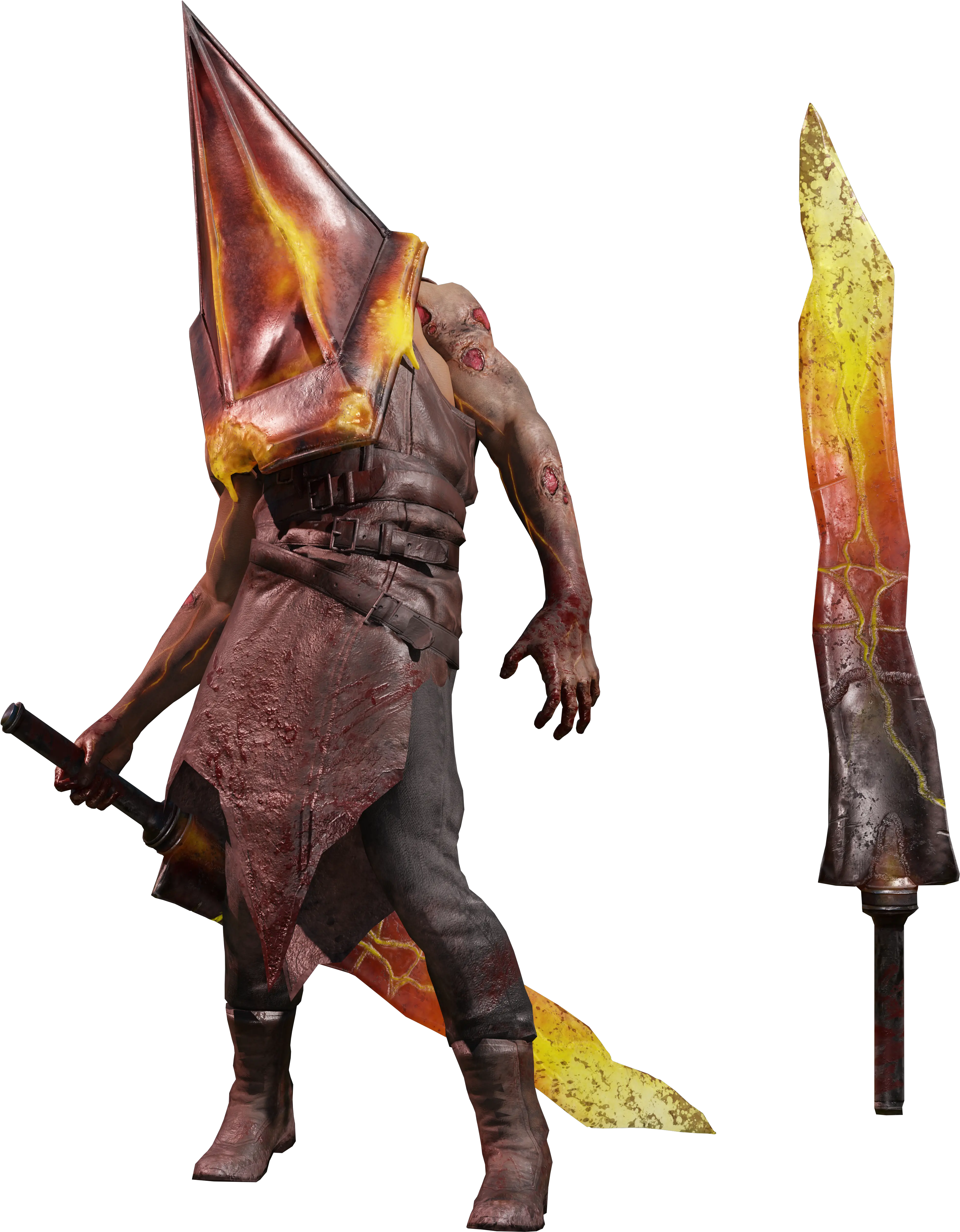  Coming Skin For Pyramid Head Pyramid Head Cosmetics Dbd Png Pyramid Head Png