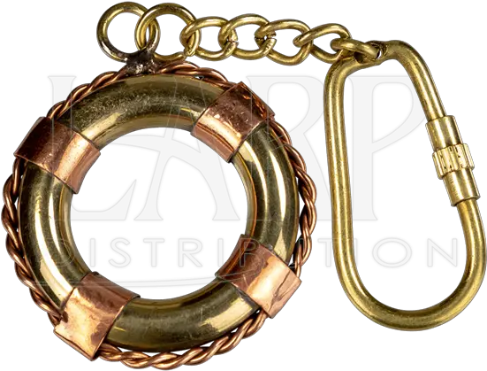  Brass Life Preserver Keychain Solid Png Life Preserver Png