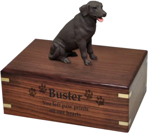  Chocolate Labrador Retriever Figurine Dachshund Cremation Urns Png Black Lab Png